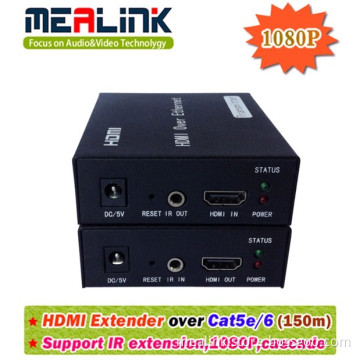 150m by Single Cat5e/6 HDMI Extender (IR, YLE150)